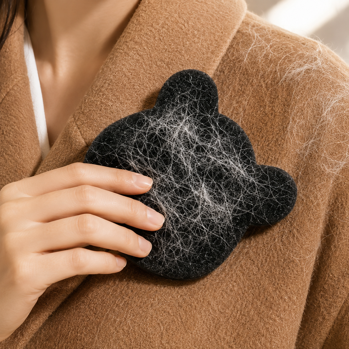 "First time in years I pulled a black hoodie out of the wash with zero fur on it." — Emma R.